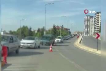 Gaziantep’te trafik şeridini ihlal eden 93 araca ceza yağdı