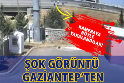 Gaziantep’te çalılık alanı böyle ateşe verdiler!