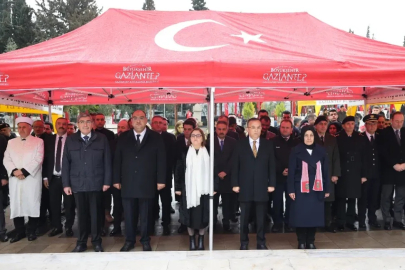 Gaziantep'te Çanakkale Zaferi'nin 109. yıl dönümü kutlandı