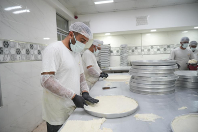 Gaziantep'te baklavacıların bayram yoğunluğu başladı