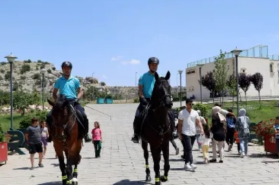 Gaziantep'in turistik alanları atlı birliklere emanet