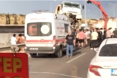 Gaziantep’te feci kaza.. 1 ölü 2 yaralı