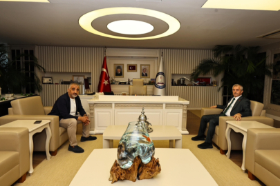 Büyük Birlik Partisi İl Başkanı Kızılaslan, Başkan Tahmazoğlu’nu ziyaret etti
