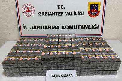 Gaziantep'te 1 milyon TL değerinde kaçak sigara