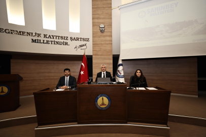 Şahinbey'de 2025 yılı ilk meclisinde neler konuşuldu