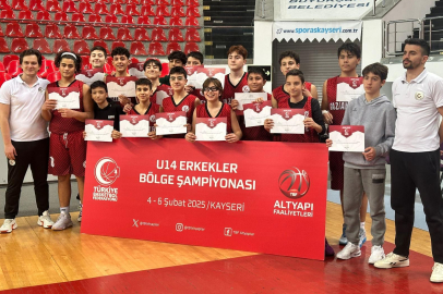 Gaziantep Basketbol’un U14 Bölge Şampiyonasında Büyük Başarısı